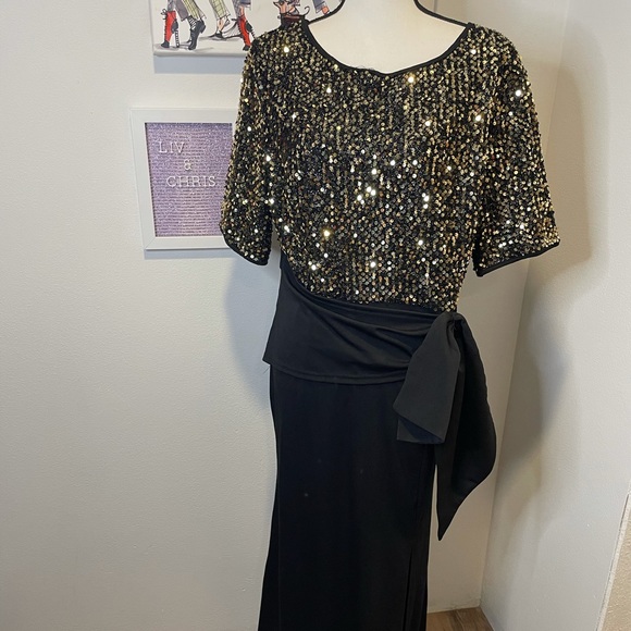 Shein maxi dress with sequin top 2x nwot - Picture 2 of 11
